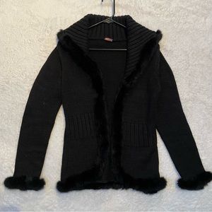 Warm black cardigan